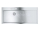 Grohe Drezy - Drez K1000 s automatickým odtokom, 116x52 cm, kefovaná nerezová 31581SD1