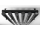 Sapho PILON vykurovacie teleso 270x1800mm, so 4 háčikmi, čierna mat