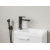Ravak CR II 112.20GB Umývadlová batéria 175 mm s bidet sprškou a držiakom na stenu,grafit