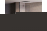 BESCO ICON GRAFIT Walk-In sprchový kút 120x200 cm sklo Číre