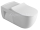 CERASTYLE HANDICAP závesná WC misa predĺžená, Rimless, 37x70 cm, biela