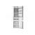 Whirlpool WHK2 5323 B5E2 vstavaná kombinovaná chladnička Zinc Metal