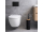 Aqualine NOIR WC kefa na postavenie, čierna
