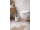 Aqualine ALBA WC kefa na postavenie, biela/čierna mat