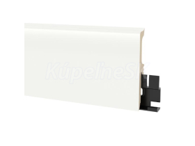 Lišta soklová PVC Arbiton VIGO 80 RAL 9003 Biela 01 80x15x2200 mm