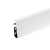 Lišta soklová PVC Cezar Hi Line PRESTIGE 75 Biela (RAL 9003) 75x22x2500 mm
