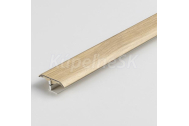 3v1 Prechodový profil vinylový Dub Natural Mix svetlý, 1731896, 1000x48x9 mm