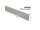 Arbiton Lišta soklová HDPS STIQ XL ST810 Tmavý Kašmír 213 80x15x2200 mm