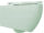 Isvea INFINITY závesná WC misa, Rimless, 36,5x53cm, zelena mint