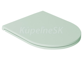 Isvea INFINITY WC sedátko SLIM, Soft Close, Easy Take,  zelena mint