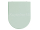 Isvea INFINITY WC sedátko SLIM, Soft Close, Easy Take,  zelena mint