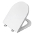 Aqualine WC sedátko, Soft Close, Easy Take, biela