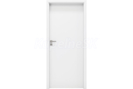 INVADO dvere 90 Ľavé BB-zámok NORMA DECOR 1 plné Laminolack Biela mat B739-II.tried