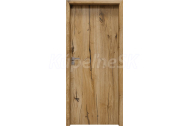 INVADO dvere 80 Ľavé NORMA DECOR 1 plné, Laminolack Dub Flagstaff B744-II.trieda