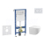 Geberit Set Duofix Basic Delta a WC závesné Gaia Compact so sed SC,tlač Delta 01 Alp Biela