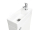 SAT WC kombi komplet s umývadlom vrátane ventilu SAT Brevis Vario SATBRE34