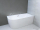 HOPA LUXURY voľne stojaca akrylátová vaňa 170x80 cm Biela so štrbin. prepadom Chróm Pravá