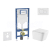 Geberit Set Duofix a závesné WC Arkas I so sed. Soft Close,tlačítko Sigma 01 Alpská Biela