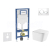 Geberit Set Duofix a závesné WC Arkas I so sedátkom Soft Close,tlač. Sigma 20 Biela/Chróm