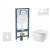 Geberit Set Duofix a závesné WC Oudee so sedátkom Soft Close,tlačítko Sigma 20 Biela/Chróm