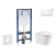 Geberit Set Duofix a závesné WC Nefia so sedátkom Soft Close,tlačítko Sigma 20 Biela/Chróm