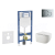 Geberit Set Duofix a závesné WC Gaia so sedátkom Soft Close,tlačítko Sigma 01 Chróm lesklý