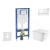 Geberit Set Duofix a závesné WC Arkas I so sedátkom Soft Close,tlač. Sigma 20 Biela/Chróm