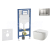 Geberit Set Duofix a závesné WC Gaia a sedátko SC a tlačítko Sigma 20 Chróm matný/Chróm