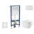 Geberit Set Duofix Basic Delta a WC závesné Oudee so sed SC a tlačítko Delta Zero Biela