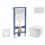 Geberit Set Duofix Basic Delta a WC záves Oudee Compact so sed SC a tlač Delta01 Alp Biela