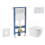 Geberit Set Duofix Basic Delta a WC závesné Oudee so sed Slim SC a tlač Delta 01 Alp Biela