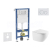 Geberit Duofix Delta,WC závesné Oudee,sedátko Slim SoftClose,tlačítko Delta 20 Alp. Biela