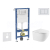 Geberit Set Duofix Basic Delta a WC závesné Oudee so sed SC a tlač. Delta 20 hr. Alp Biela