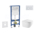 Geberit Set Duofix Basic Delta a WC závesné Arkas I so sed SC a tlačítk Delta 20 Alp Biela