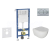 Geberit Set Duofix Basic Delta a WC závesné Oudee so sed Slim SC a tlač Delta 01 Chróm mat