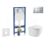 Geberit Set Duofix a závesné WC Oudee Compact a sed SC a tlač Sigma30 lak. Chróm mat/Chróm