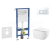 Geberit Set Duofix Basic Delta a WC závesné Gaia so sed SC a tlačítko Delta 50 Alp. Biela