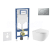 Geberit Set Duofix a závesné WC Oudee so sedátkom SC a tlačítko Sigma01 lak. Chróm mat
