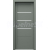 PORTA Doors SET Rámové dvere VERTE HOME G.3 so sklom, fólia Olivová+zárubeň