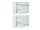 PORTA Doors SET Bezfalcové rámové dvere VERTE HOME G.3 so sklom, 3D fólia Fiord+zárubeň