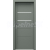 PORTA Doors SET Bezfalcové rámové dvere VERTE HOME G.2 so sklom, 3D fólia Olivová+zárubeň