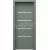 PORTA Doors SET Bezfalcové rámové dvere VERTE HOME G.4 so sklom, fólia Olivová+zárubeň