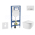 Geberit Set Duofix a závesné WC Oudee so sed Slim SC a tlačít. Sigma 50 Chróm/Alpská Biela