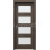 PORTA Doors SET Rám dvere VERTE PREMIUM A.4 skloMat, 3Dfólia Hikora Jackson Tmavý+zárubeň