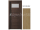 PORTA Doors SET Rámové dvere VERTE PREMIUM A.3 sklo Matné, Soft CPL Šedá+zárubeň