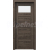 PORTA Doors SET BEZFALC dvere VERTE PREMIUM A.1 skloMat,fólia Hikora Jackson Tmavý+zárubeň