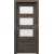 PORTA Doors SET BEZFALC dvere VERTE PREMIUM A.3 skloMat,fólia Hikora Jackson Tmavý+zárubeň