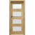PORTA Doors SET BEZFALC dvere VERTE PREMIUM A.4 skloMat,fólia Dub anglický Hamilton+zárube