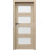 PORTA Doors SET BEZFALC dvere VERTE PREMIUM A.4 skloMat,fólia Hikora Jackson Svetlý+zárube