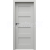 PORTA Doors SET BEZFALCOVÉ dvere VERTE PREMIUM A.0 Plné, Soft CPL Šedá+zárubeň